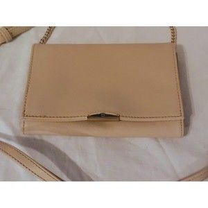 Vintage NY&Co Beige Crossbody Purse Bag